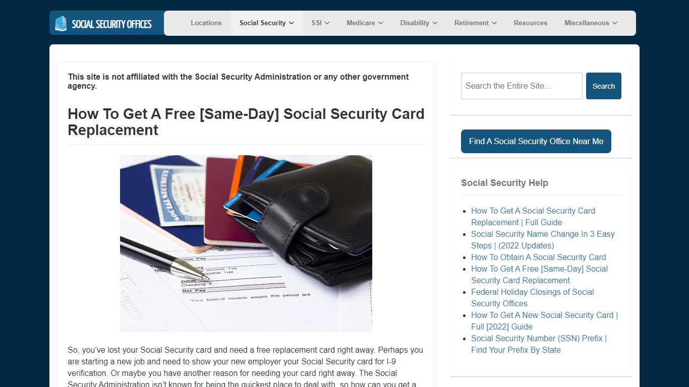 How To Get A [Same-Day] Social Security Card Replacement
